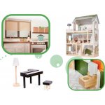 KIK KX5944 Dřevěný domeček pro panenky LULILO FLORO boho – Zbozi.Blesk.cz