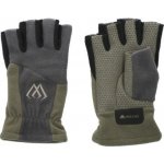 Mikado rukavice Fleece Half Finger Green – Zboží Dáma