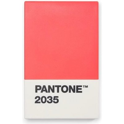 PANTONE Pouzdro na vizitky dárkové balení - Red 2035 – Zboží Dáma