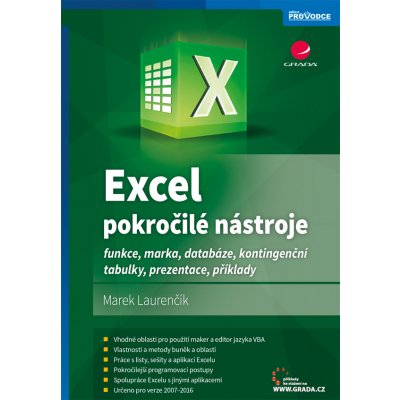 Excel – pokročilé nástroje - funkce, marka, databáze, kontin... – Hledejceny.cz