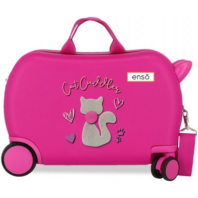 Enso Dětský kufřík na kolečkách odražedlo Cat Cuddle 24,5 L – Sleviste.cz
