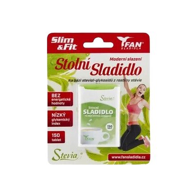 STEVIA tabletové sladidlo 150 tablet/7,8 g – Hledejceny.cz
