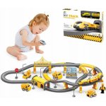 Woopie Elektrická železnice nádraží a policejní vrtulník auta 92 ks – Zboží Dáma