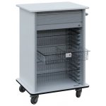 DEXTER 25 TRANSPARENT vozík boxový, roletový, 1180x780x620 mm, bílá – Hledejceny.cz