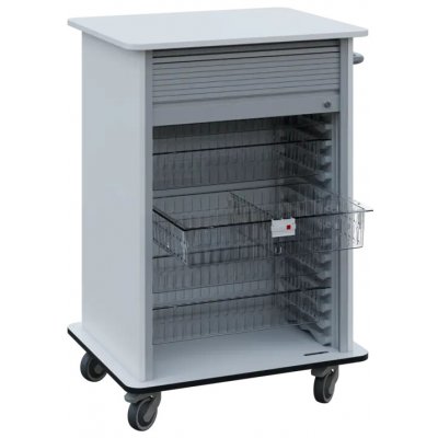 DEXTER 25 TRANSPARENT vozík boxový, roletový, 1180x780x620 mm, bílá – Hledejceny.cz