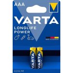 Varta Longlife Power AAA 2ks 4903121412 – Zboží Mobilmania