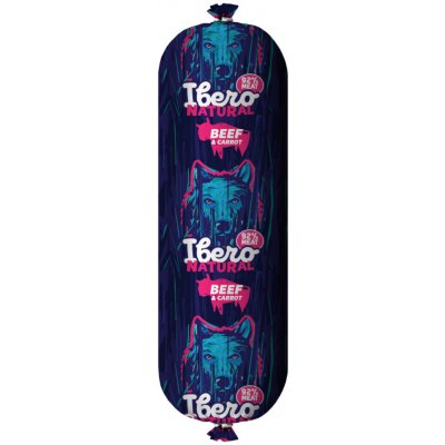 Ibero Natural Sausage Beef & Carrot 800 g – Zboží Mobilmania