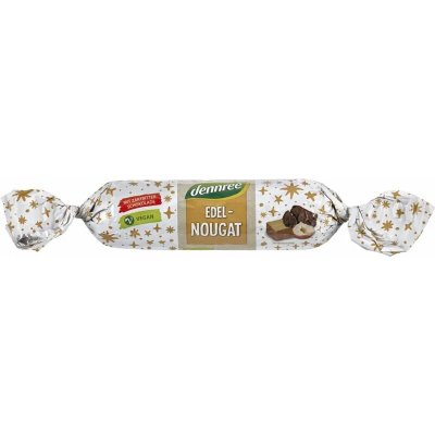 dennree bio Nugát v hořké čokoládě 50 g – Sleviste.cz