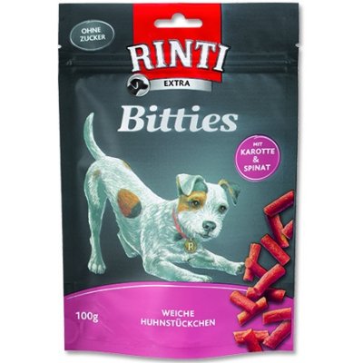 Finnern RINTI Dog Extra Mini-Bits karotka & špenát 100 g – Zboží Mobilmania