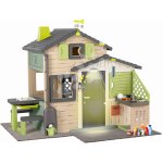 Smoby Domeček Přátel s posezením pod lampou na podlaze v elegantních barvách Friends House Evo Playhouse – Hledejceny.cz