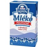 Kunín Trvanlivé polotučné mléko 1,5% 4 x 1 l – Zboží Dáma
