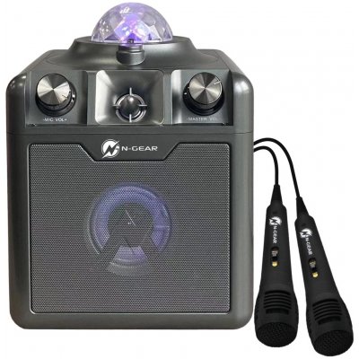 NGS technology N GEAR DISCO STAR 710SG BT 50W USB MICRO SD DO Disco LED 2x MIC sivý – Zboží Dáma
