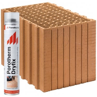 Wienerberger Cihla broušená Porotherm 38 Profi Dryfix P10 380×248×249 mm