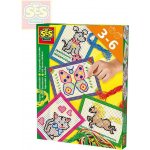 SES CREATIVE Sada vyšívací kreativní set se 4 předlohami a bavlnkami v krabici 14838 – Hledejceny.cz