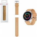 Huawei Originální Kožený řemínek pro Watch GT/GT2 42mm Khaki, 57983110399