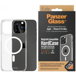Pouzdro PanzerGlass HardCase MagSafe Apple iPhone 15 Pro Max s ochranou vrstvou D3O 1183