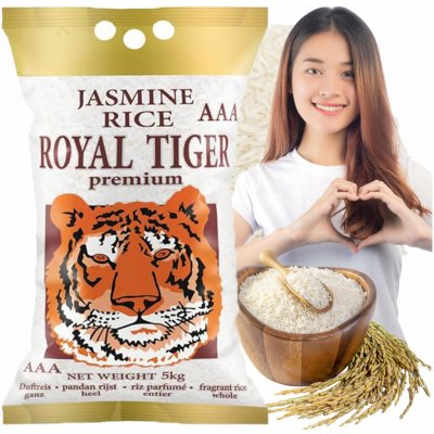 Royal Tiger Jasmínová rýže 5 kg – Zboží Dáma