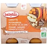 Babybio Menu mrkev dýně a jablka s kachním masem 2 x 200 g – Hledejceny.cz