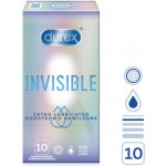 Durex Invisible Extra Thin Extra Lubricated 10ks – Zbozi.Blesk.cz