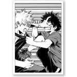 Boku no Hero Academia (BNHA) Samolepka Bakugo & Deku Manga Edition – Zboží Živě