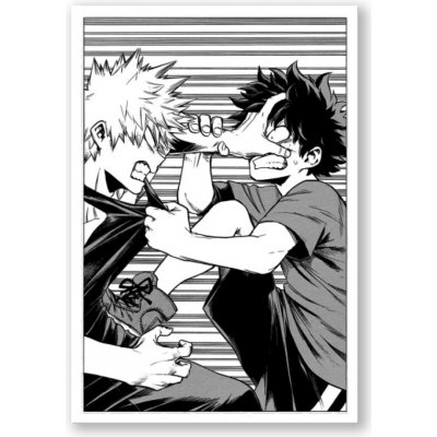 Boku no Hero Academia (BNHA) Samolepka Bakugo & Deku Manga Edition – Zboží Živě