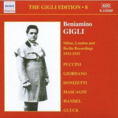 Gigli Edition Vol. 8, The - 1933 - 1935 CD – Zboží Mobilmania