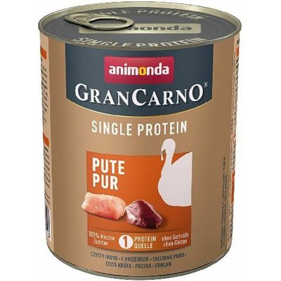 Animonda GRANCARNO Single Protein krůtí 0,8 kg – Zboží Mobilmania