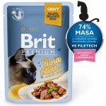 Brit wet Premium Cat Delicate Fillets in Gravy with Tuna 85 g – Sleviste.cz