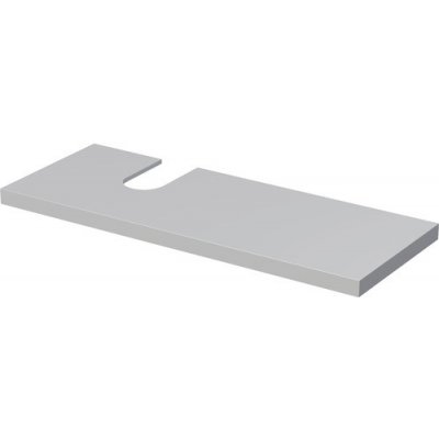 Intedoor deska pod umyvadlo 130,5 x 50,2 x 5,4 cm šedá LAN DESK NIS 130 L A5866 – Zboží Mobilmania