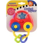 Teddies Chrastítko auto plast 10x11cm na baterie se zvukem světlem – Zboží Dáma