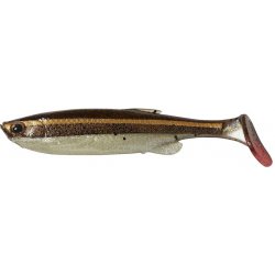 Savage gear FAT T-TAIL MINNOW BULK Hnědá 10,5cm