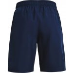 Under Armour Woven Graphic short modrá – Zboží Dáma