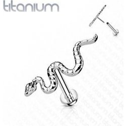 Šperky4U Push In piercing do brady ucha titan TIT1159-1208