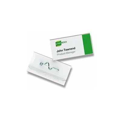 Durable - jmenovka - 30 x 60 mm, se špendlíkem – Zboží Dáma