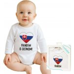 NEW BABY Body s potiskem New Baby Fandím s ocinom bílé – Zboží Dáma