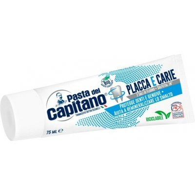 Pasta Del Capitano Plaque & Cavities zubní pasta pro prevenci plaku a zubního kazu 100 ml – Zbozi.Blesk.cz