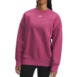 Under Armour UA Rival Fleece OS Crew-RED Červená – Zboží Dáma
