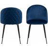 Jídelní židle Actona Louise tmavě modrá