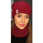Fashionweek Dámský komplet čepice + nákrčník S3051 Vínově – Hledejceny.cz