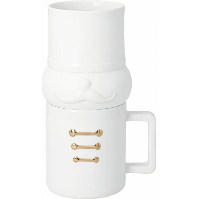 räder Vánoční set porcelánových hrnků Nutcracker Linus, bílá barva, porcelán – Hledejceny.cz