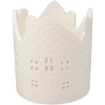 Anděl Přerov Svícen s domky porcelánový 10 x 11 x 10 cm – Hledejceny.cz