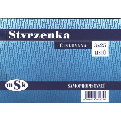 MSK 75 Stvrzenka A6 číslovaná – Zbozi.Blesk.cz