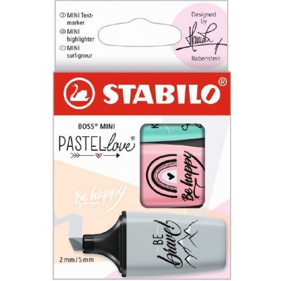 Stabilo Boss Mini pastel 3 ks I – Hledejceny.cz