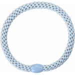 KKNEKKI Gumička do vlasů Kknekki Slim Baby Blue, modrá barva, textil – Hledejceny.cz