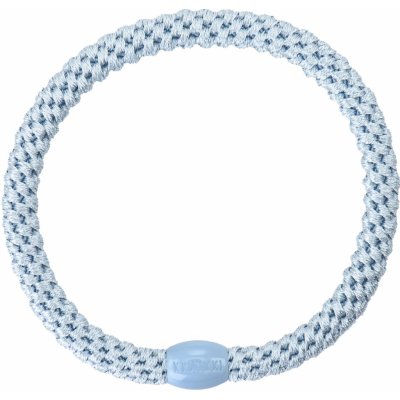 KKNEKKI Gumička do vlasů Kknekki Slim Baby Blue, modrá barva, textil – Hledejceny.cz