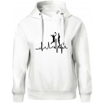 EKG volejbalisti muži Oversized mikina dámská Moon kratší + širší Bílá – Zboží Dáma