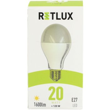 Retlux žárovka LED E27 20W A67 bílá teplá