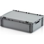 TBA Plastová Euro přepravka 600 x 400 x 170 cmmm s víkem – Hledejceny.cz