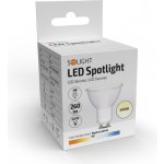 Solight LED žárovka bodová 3W GU10 4000K 260lm bílá – Hledejceny.cz