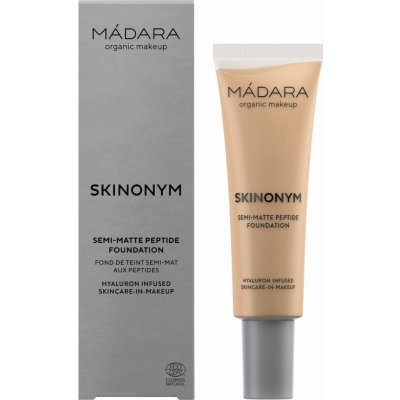 Mádara Polomatný make-up s peptidy Skinonym Semi-Matte Peptide Foundation Sand 30 ml
